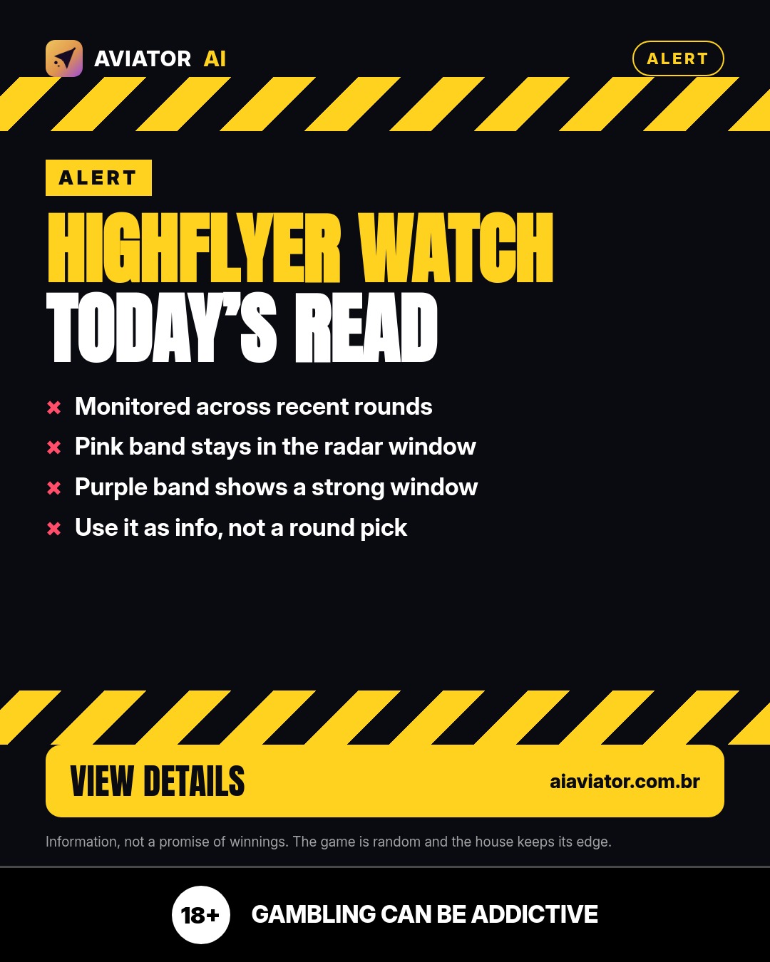 Lámina del consejo del día en English: ALERTA HighFlyer en foco: lectura de hoy