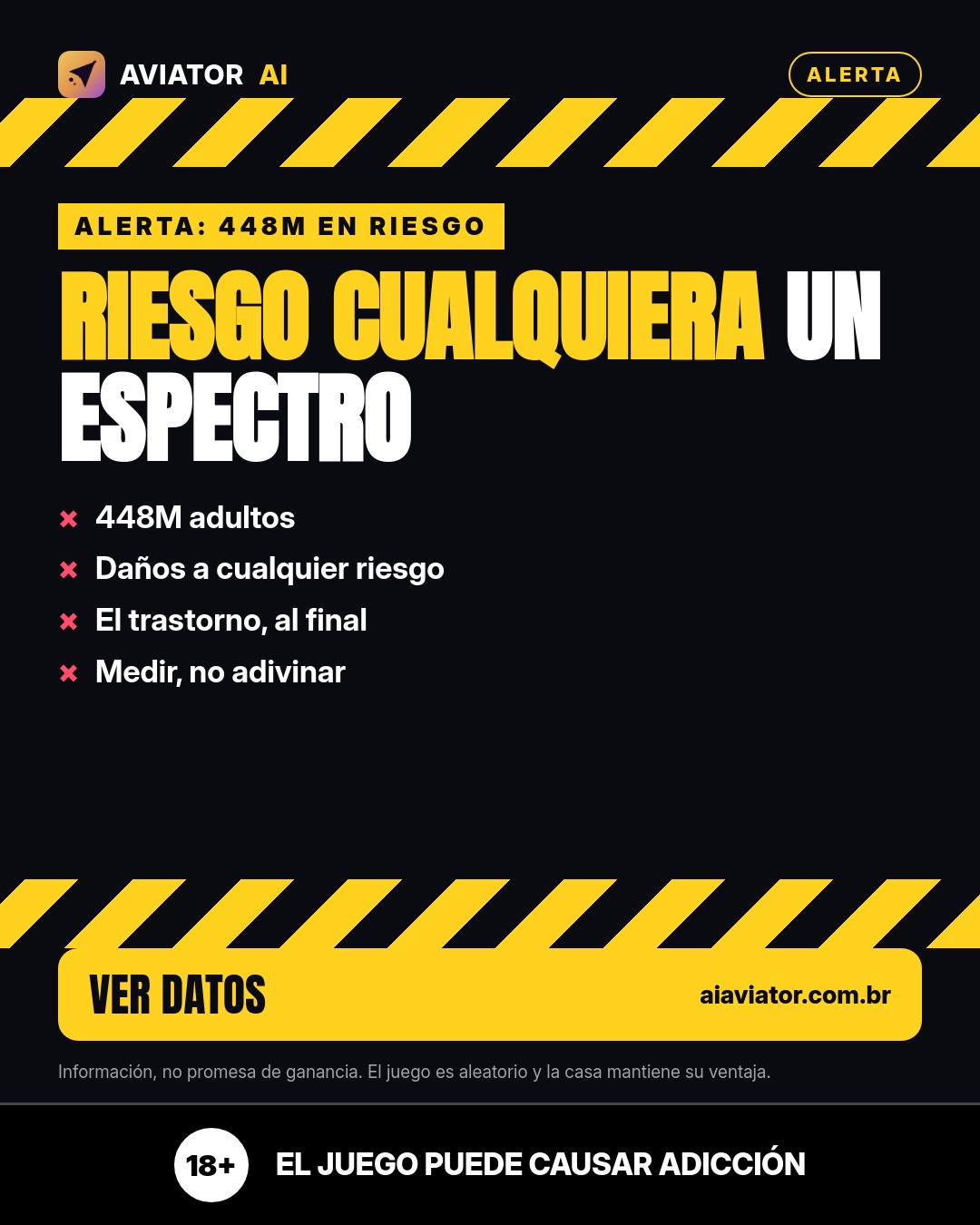 Visuel de l'astuce du jour en Español: Alerte 448M à risque : tout dommage, toute alerte, spectre du jeu