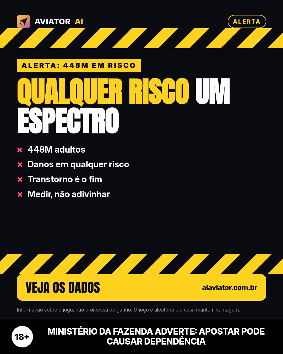 Visuel de l'astuce du jour en Português: Alerte 448M à risque : tout dommage, toute alerte, spectre du jeu