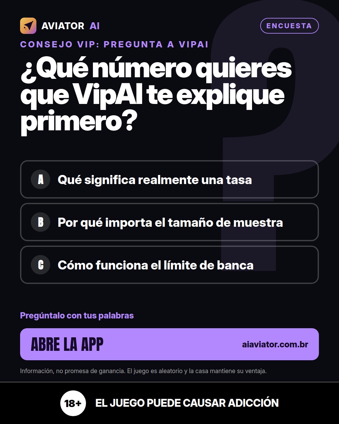 Visuel de l'astuce du jour en Español: Demandez à VipAI : quel chiffre souhaitez-vous comprendre en premier ?