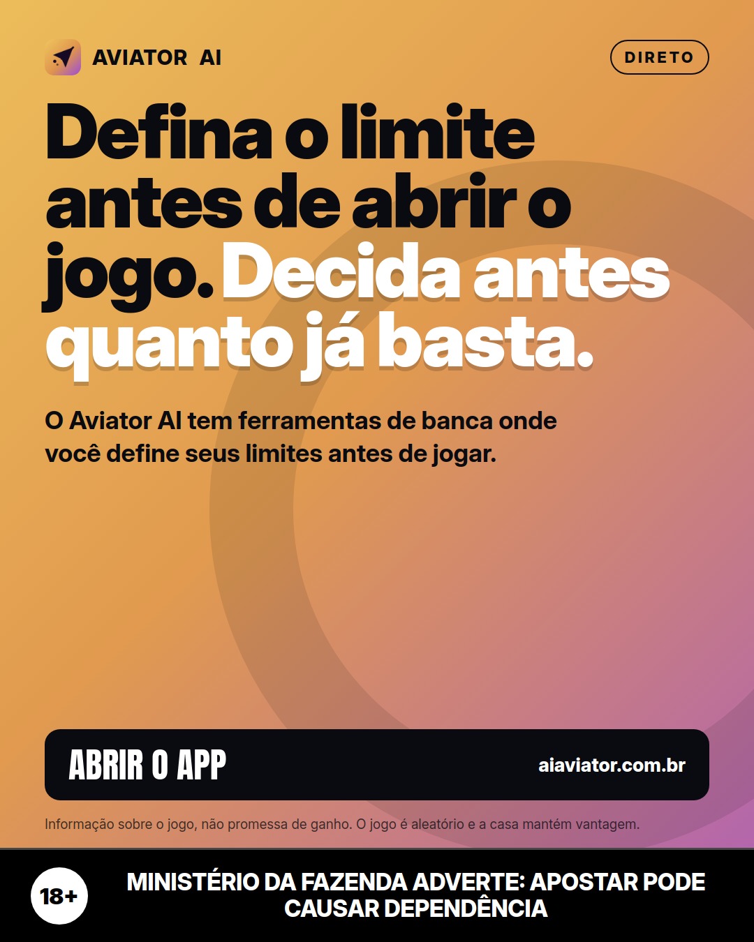 Lámina del consejo del día en Português: Defina el límite antes de abrir el juego: por qué decidir antes marca la diferen…